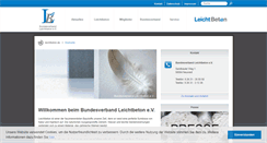 Desktop Screenshot of leichtbeton.de