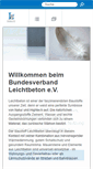 Mobile Screenshot of leichtbeton.de